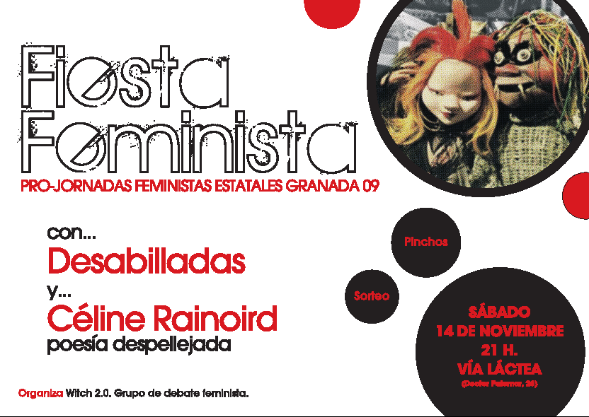 cartel fiestas feministas
